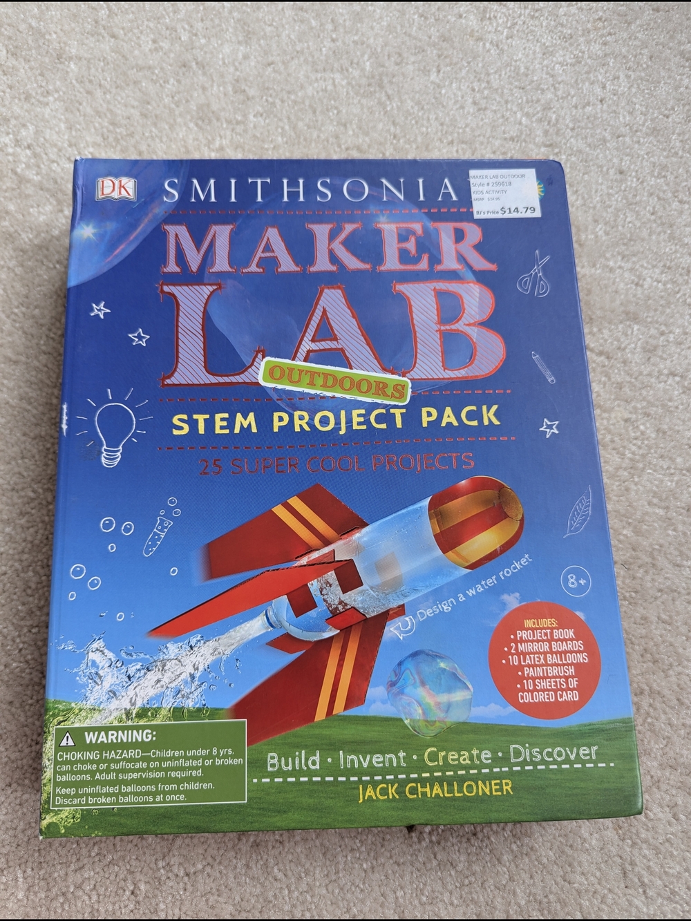 Smithsonian Maker Lab Outdoors STEM Project Pack - Blue